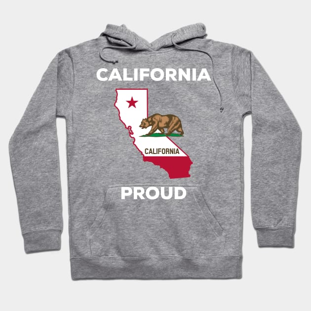 California Proud Hoodie by CoastalDesignStudios